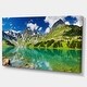 preview thumbnail 7 of 10, Designart - Bright Day Mountain Lake Photography Canvas Art Print