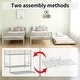 preview thumbnail 8 of 31, Bunk Bed Twin Over Twin Size with Ladder and high Guardrail, Able to Split, Metal Bunk Bed