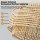 preview thumbnail 22 of 21, 19.69'' Boho Rattan Caged Ceiling Fan