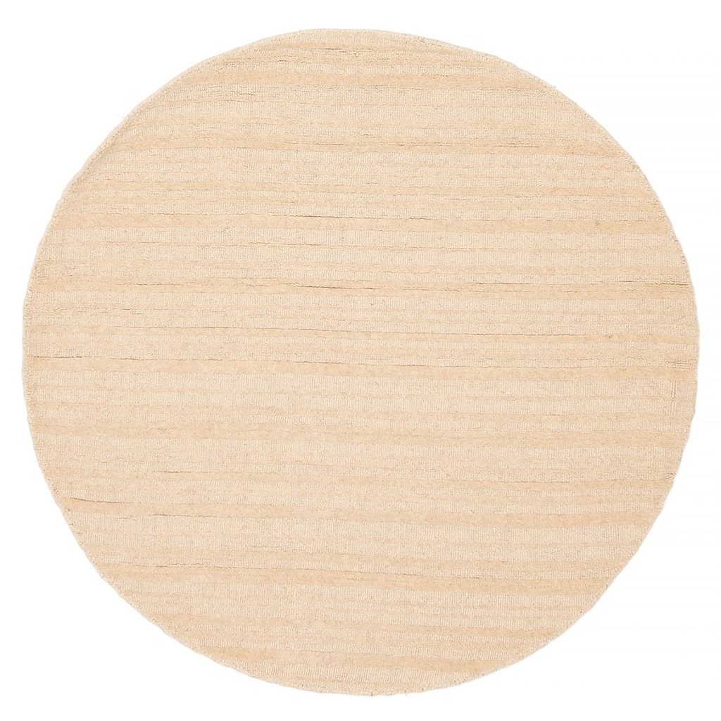 Kashkuli Gabbeh Beige Rug 4'0" x 4'0" - 4'0 x 4'0