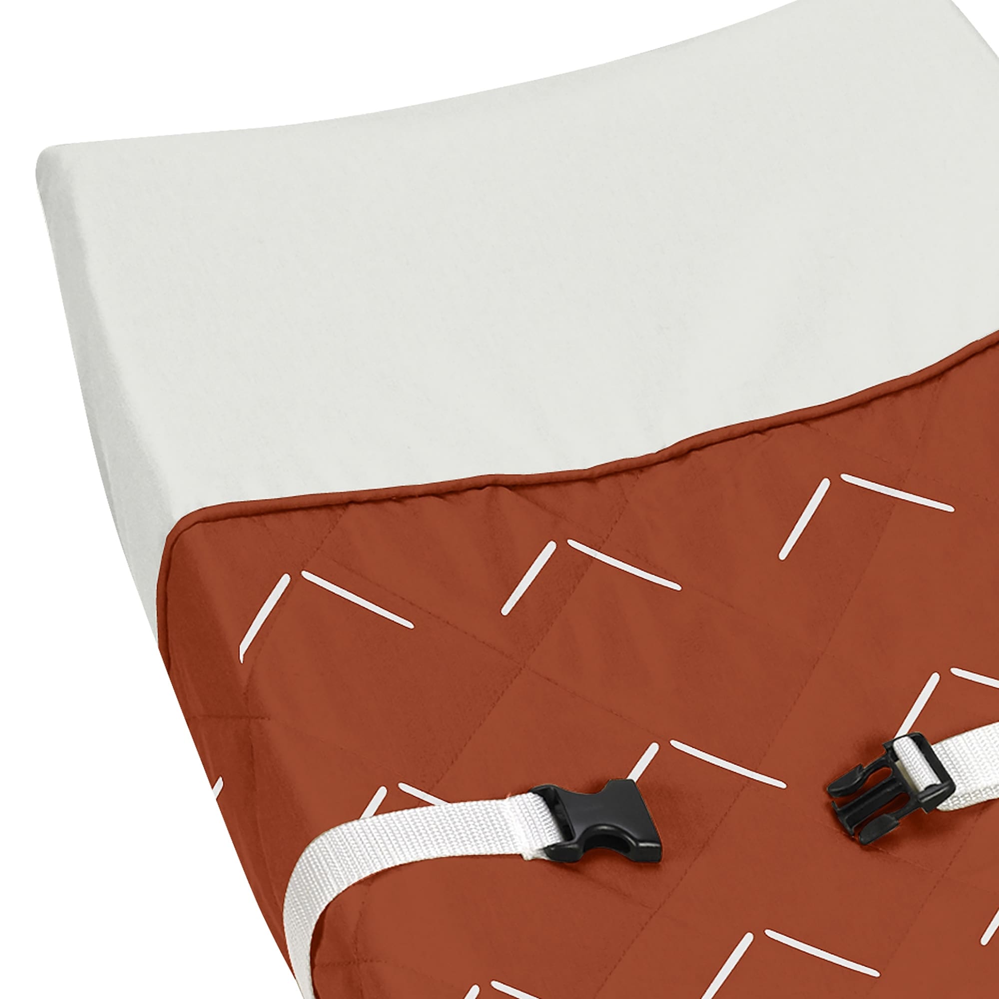 Burnt orange changing pad cover hot sale
