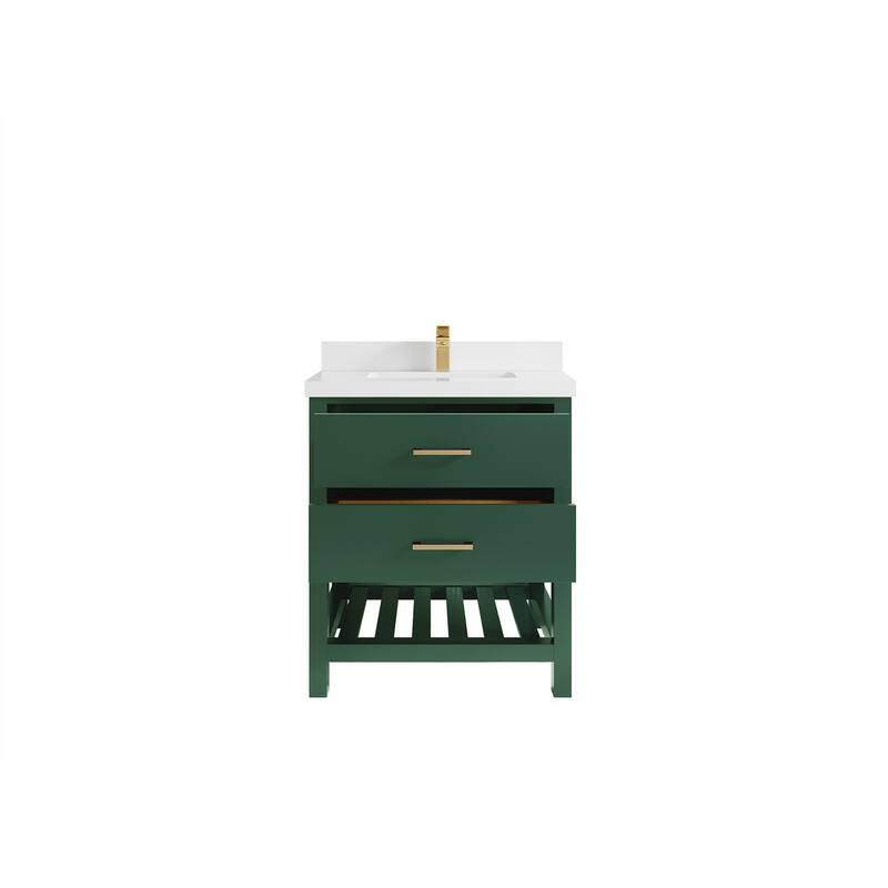 Willow Collections 30 in. W x 22 in. D Parker Single Sink Bathroom Vanity with Countertop
