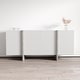 preview thumbnail 7 of 10, Meble Furniture Kinzie 180 Sideboard 71" Wide x 32" High - Matte Two-Tone Modern Buffet Credenza with Cabinet Storage White/Concrete