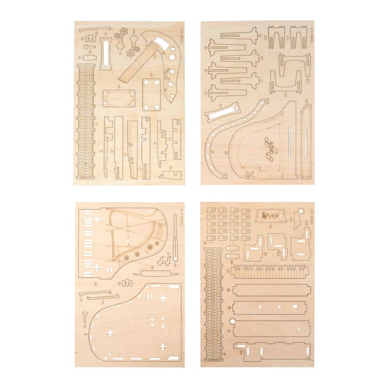 DIY 3D Puzzle - Piano - 74pcs