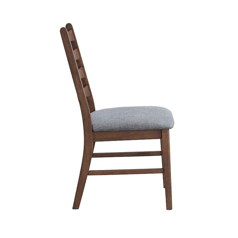 Side Chair (Set of 2) - Dark Grey,Walnut