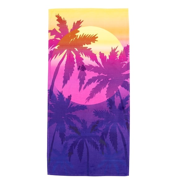 Beach Towel Mockup | Rectangular 30x60 Beach Towel Template | Custom