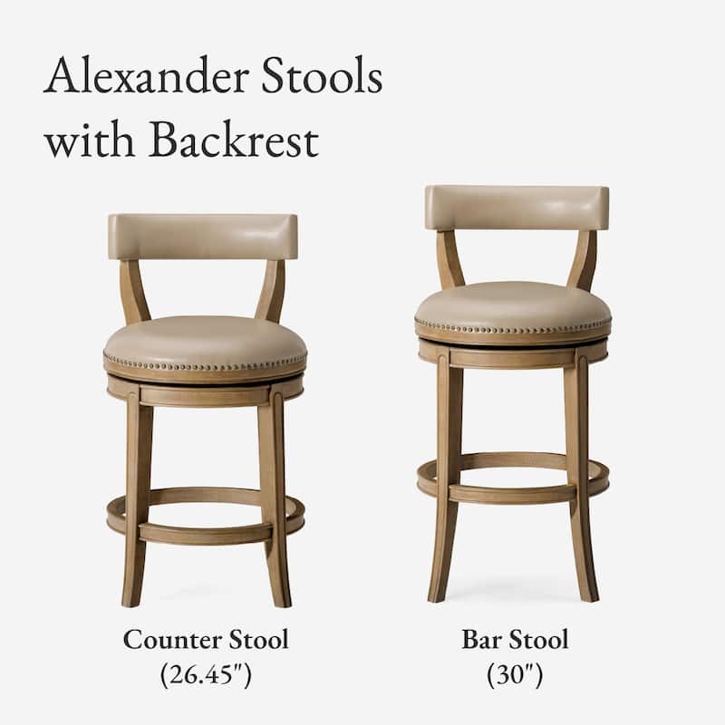 Maven Lane Alexander Swivel Kitchen Stool