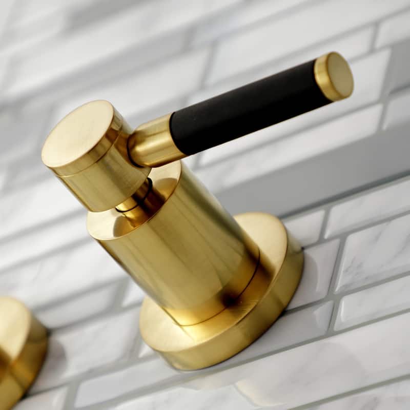 Kingston Brass Kaiser 3-Hole Wall Mount Roman Tub Faucet
