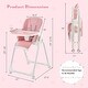 preview thumbnail 18 of 22, Babyjoy Foldable Highchair Baby Feeding Chair with 360° Rotating - See Details
