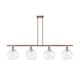 Option Antique Copper / Clear Water Glass