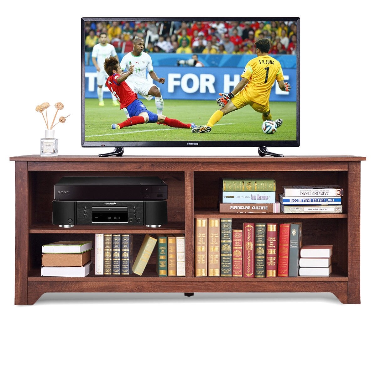 Find many great new & used options and get the best deals for tv stand, espresso/black at the best online prices at ebay! 58 tv stand espresso storage cabinet