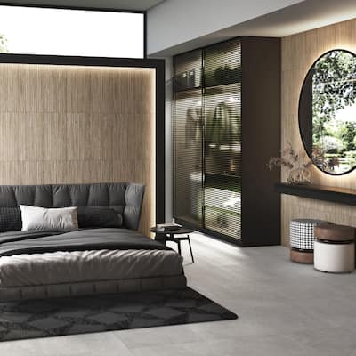Merola Tile Woodstrip Roble 11-3/4" x 23-1/2" Ceramic Wall Tile