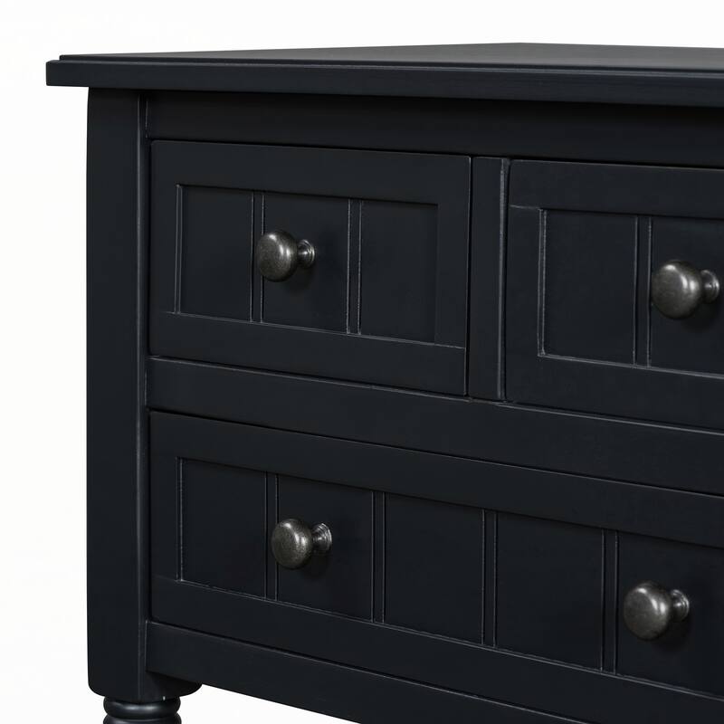 Narrow Console Table(Black)