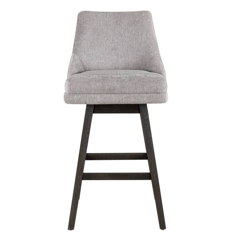 Branson Modern Bar Stool, Upholstered Counter Stool with Solid Wood Frame