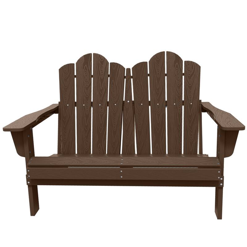 Outdoor HDPE Foldable Patio Loveseat