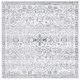 preview thumbnail 3 of 14, SAFAVIEH Layla Noor Shabby Chic Farmhouse Rug 6'7" Square - Ivory Grey/Blue - Square