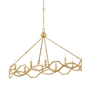 Hinkley Lighting 45785 Leona 8 Light 49" Wide Taper Candle Style