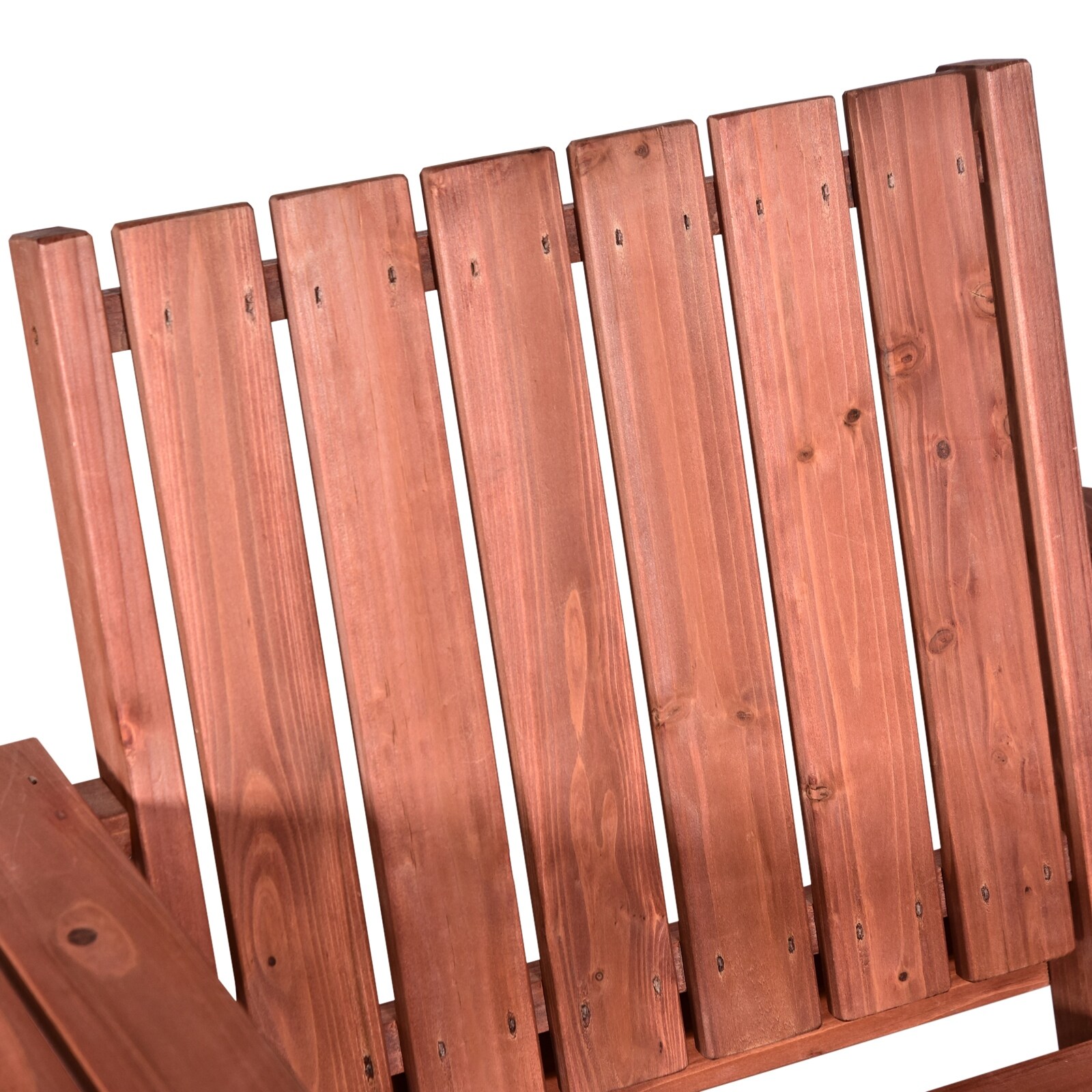 Outsunny Outdoor Patio Wooden Double Chair Garden Bench With Middle Table Natural Weather Fighting Materials Overstock 31098847