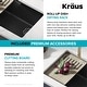 preview thumbnail 100 of 122, KRAUS Bellucci Workstation Undermount Granite Composite Kitchen Sink