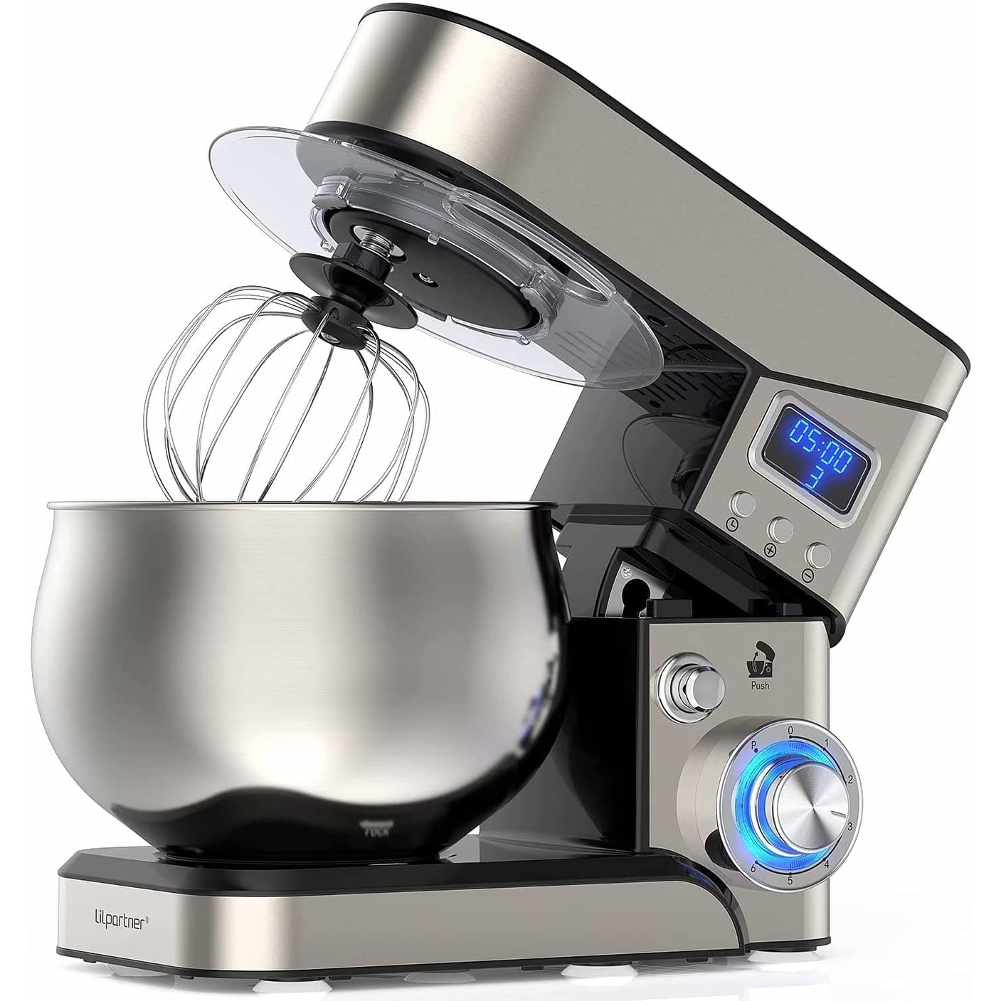 Electric Food Stand Mixer 6 Speed 1200W One-click Head-up Design Kitchen  Beater