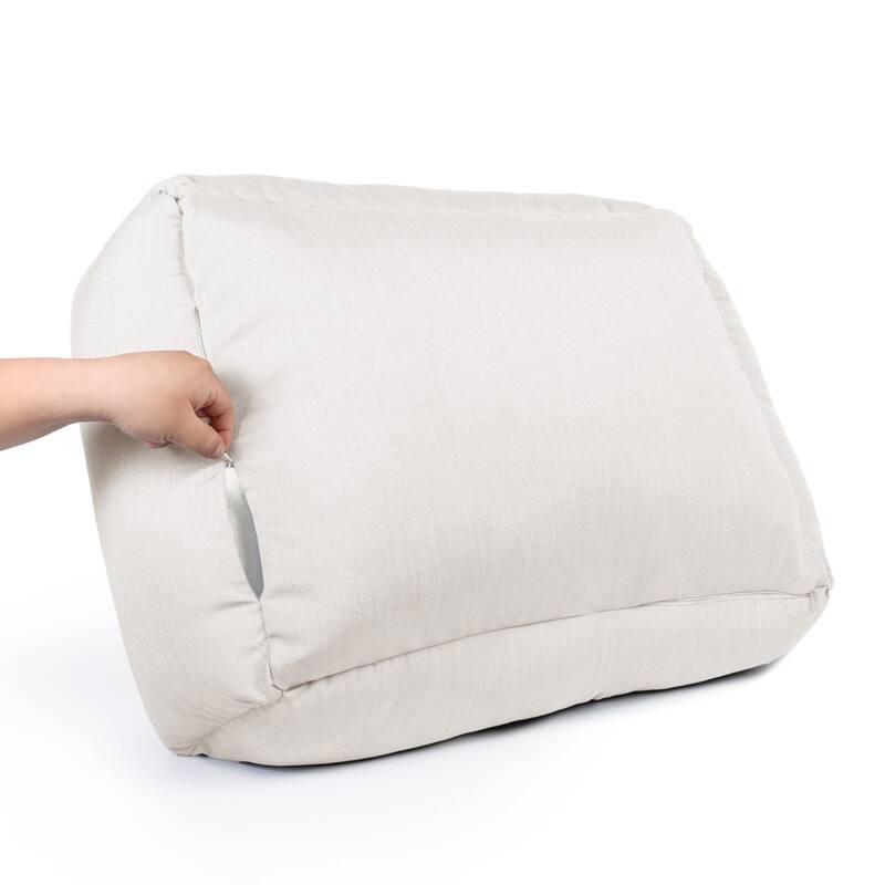Sunbrella Indoor/Outdoor Reversible Double Sided, Cuddler Dog Bed with Bumper