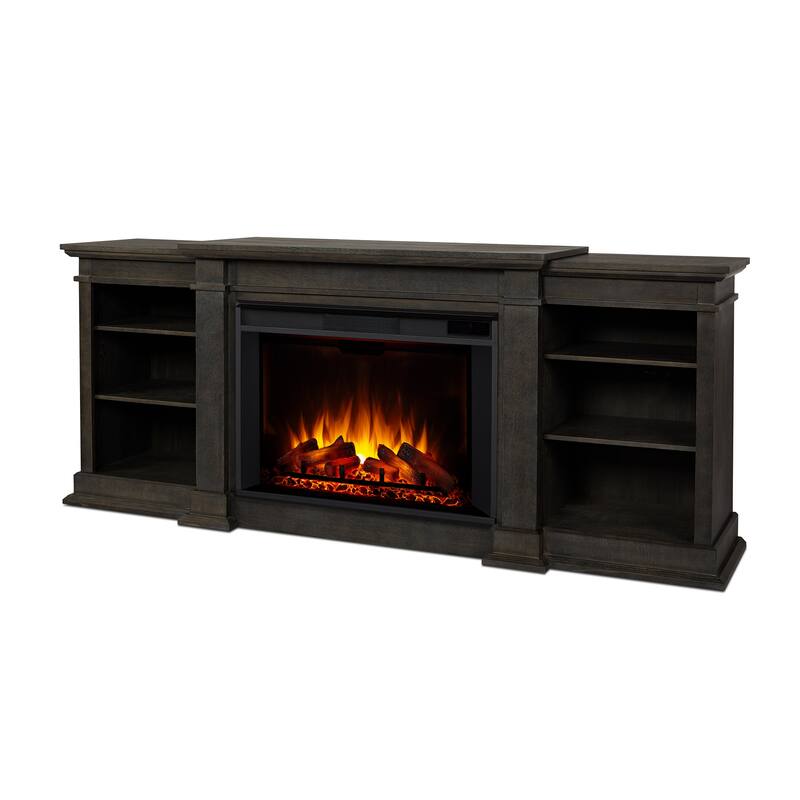 Eliot 81" Grand TV Stand Electric Fireplace by Real Flame