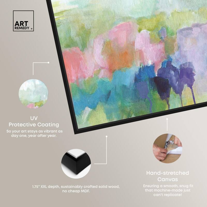 Harmonic Greens Canvas Set of 2 by Art Remedy