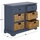 preview thumbnail 34 of 73, SAFAVIEH Cape Cod 6-Drawer Storage Unit - 30" W x 13" D x 28" H