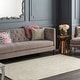 preview thumbnail 20 of 34, Handloomed Kesgrave Viscose Area Rug - 5' 9" x 5' 9" Beige/Cream