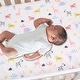preview thumbnail 5 of 7, Lambs & Ivy Snuggle Jungle Pastel Safari Cotton Jersey 5-Piece Crib Bedding Set