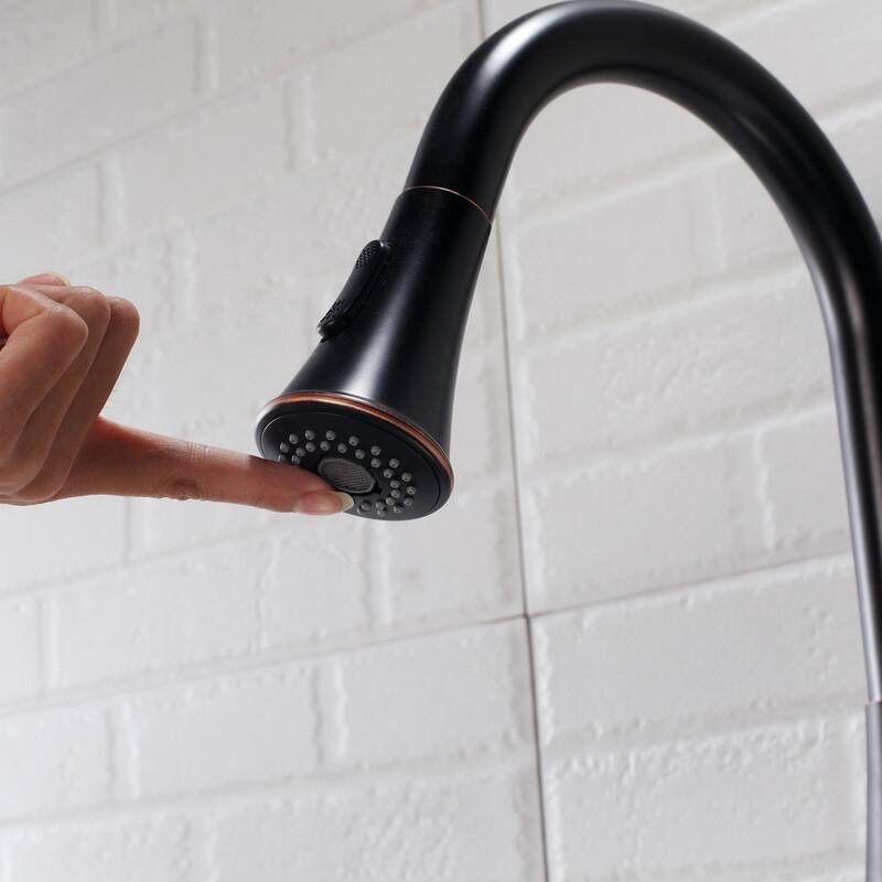 Kitchen Faucet with Pull Out Spraye, Oil-Rubbed Bronze