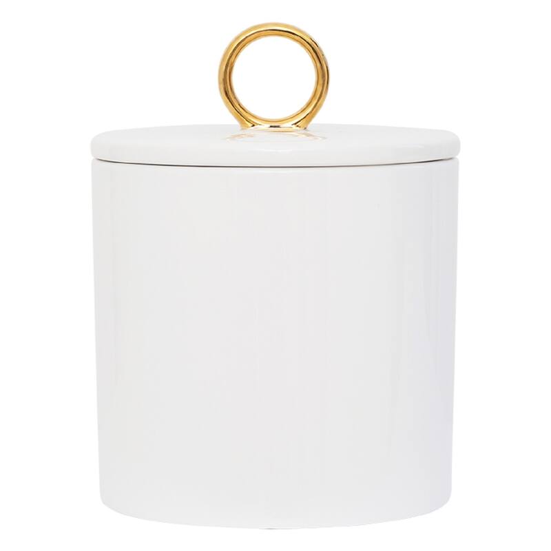 Good Morning Storage Jar - White