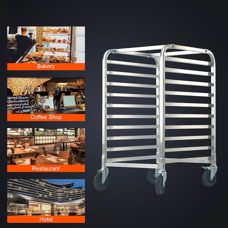 Bun Pan Rack For Kitchen Home, Bread Baking Equipment - 26"L x 20.3"W x 39"H