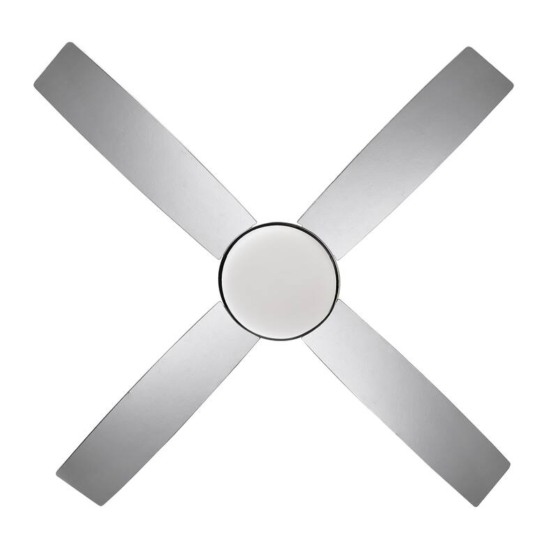 Design House Cali 52-inch Four Blade Contemporary Indoor Ceiling Fan with LED Light Kit