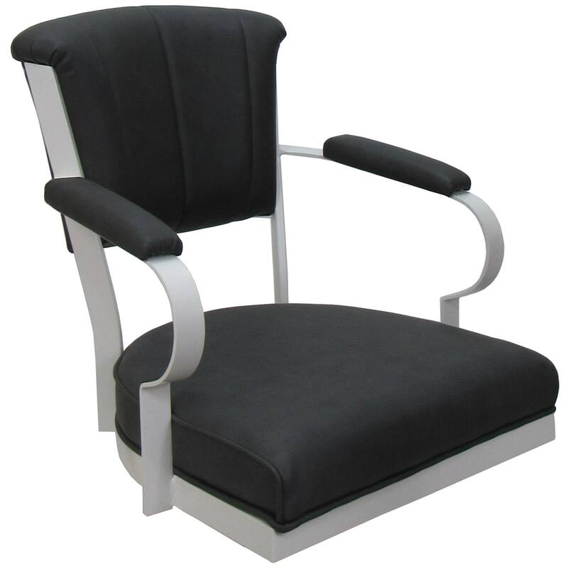 Miami Counter 26" or Bar 30" Metal Bar Stool on A Base