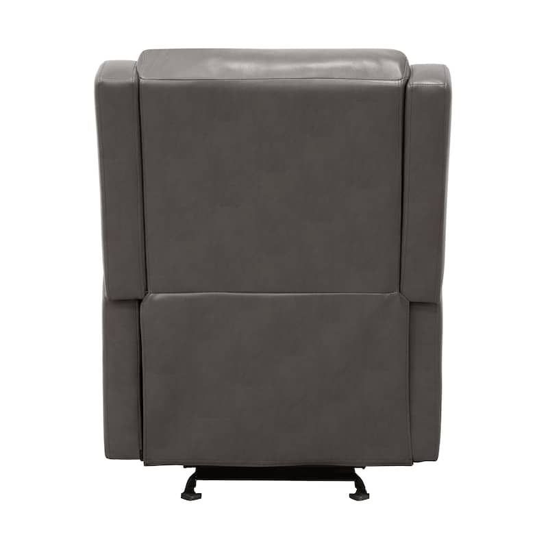 Linden Faux Leather Glider Manual Reclining Chair