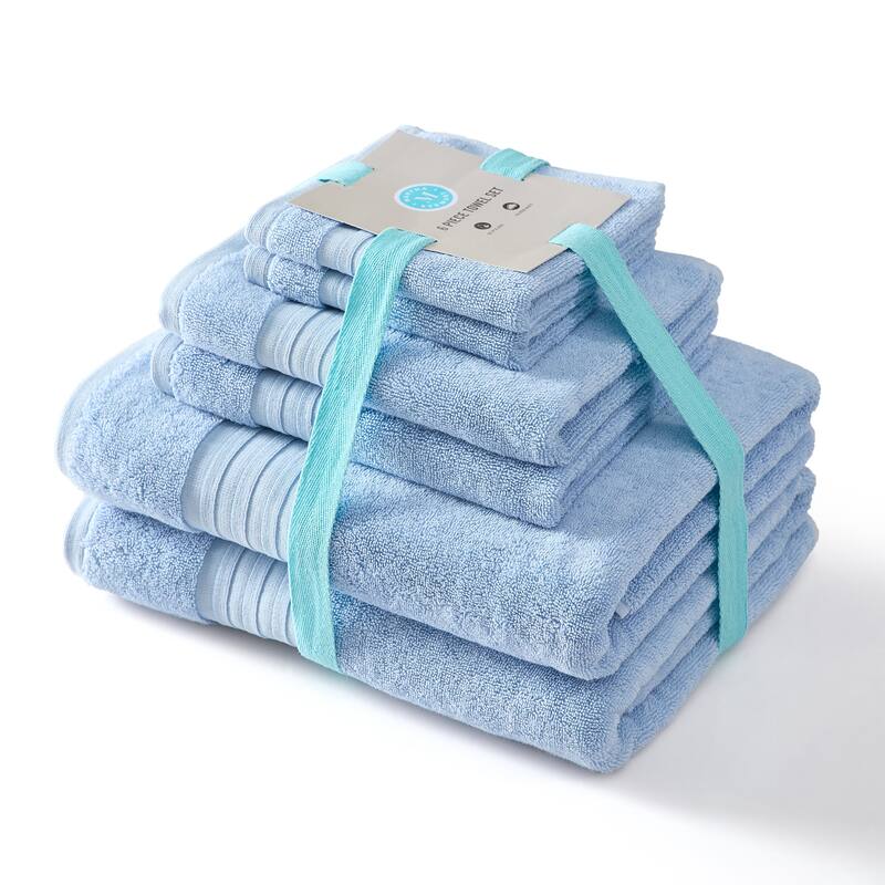 Martha Stewart Skyland Manor Cotton 6 Piece Towel Set - 6 Piece