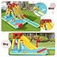 preview thumbnail 8 of 8, Costway Inflatable Dual Slide Water Park Climbing Bouncer W/ 735W - See Details