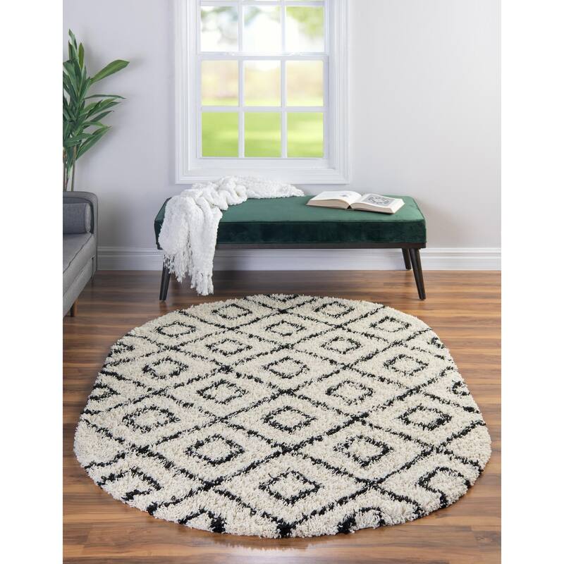 Shag Olido Collection Area Rug