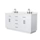 Option White, Black Trim, White Quartz Top