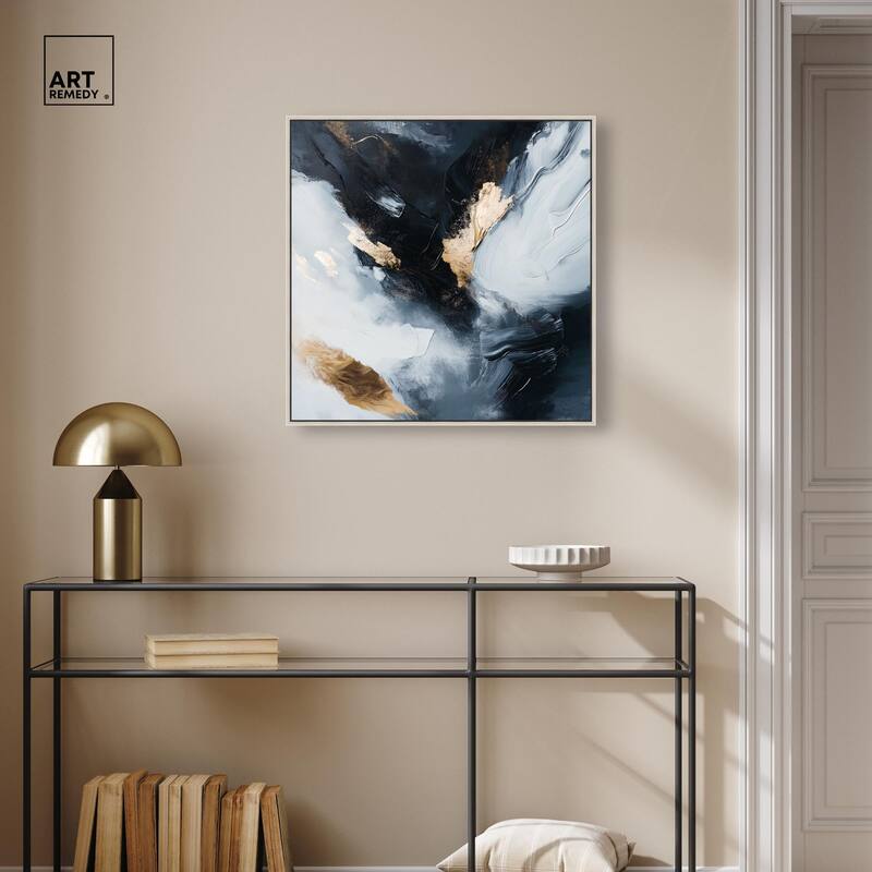 Golden Spark II Canvas by Art Remedy