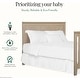 preview thumbnail 10 of 10, Evolur Convertible Crib Wooden Full Size Bed Rail