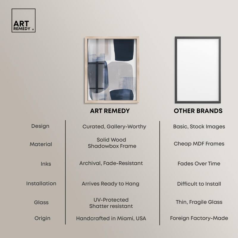 Oceanic Forms II Shadowbox by Art Remedy