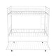 preview thumbnail 17 of 15, Industrial Modern Full over Full Metal Bunk Bed with Trundle, Save Space or Split Into 2 Beds, Crafted For Safety, White