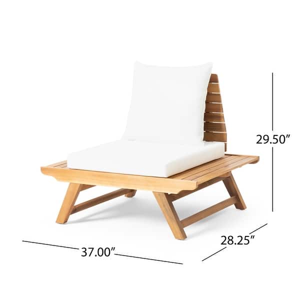 Sedona Outdoor Acacia Wood Chair (Set of 2) by Christopher Knight Home