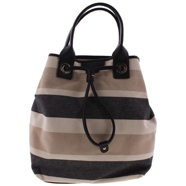 tommy hilfiger faux leather backpack