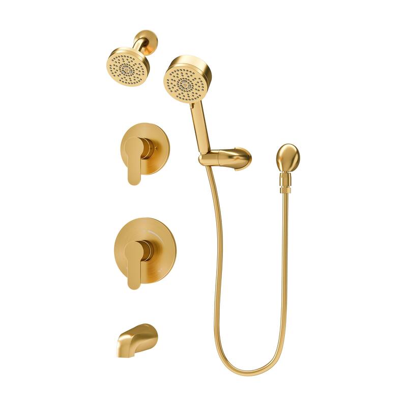 Symmons 679615TRM Identity HydroMersion Pressure Balanced Tub and - Brushed Bronze