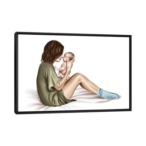 iCanvas "Mother And Baby" by Elza Fouche Framed