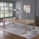preview thumbnail 2 of 35, Olivia 8ft Driftwood Ash Billiard Slate Pool Table with Dining Top