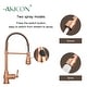 preview thumbnail 27 of 26, Copper Pre-Rinse Spring Kitchen Faucet Single Level Handle and Pull Down Sprayer